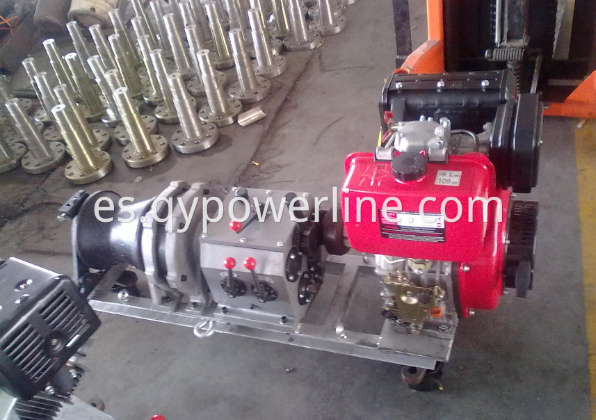 gas power winch